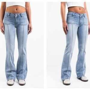 Mad Lady Low-rise Bootcut Jeans
